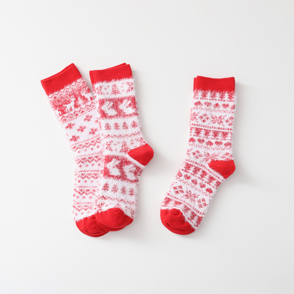 Snowflake socks 3-piece set