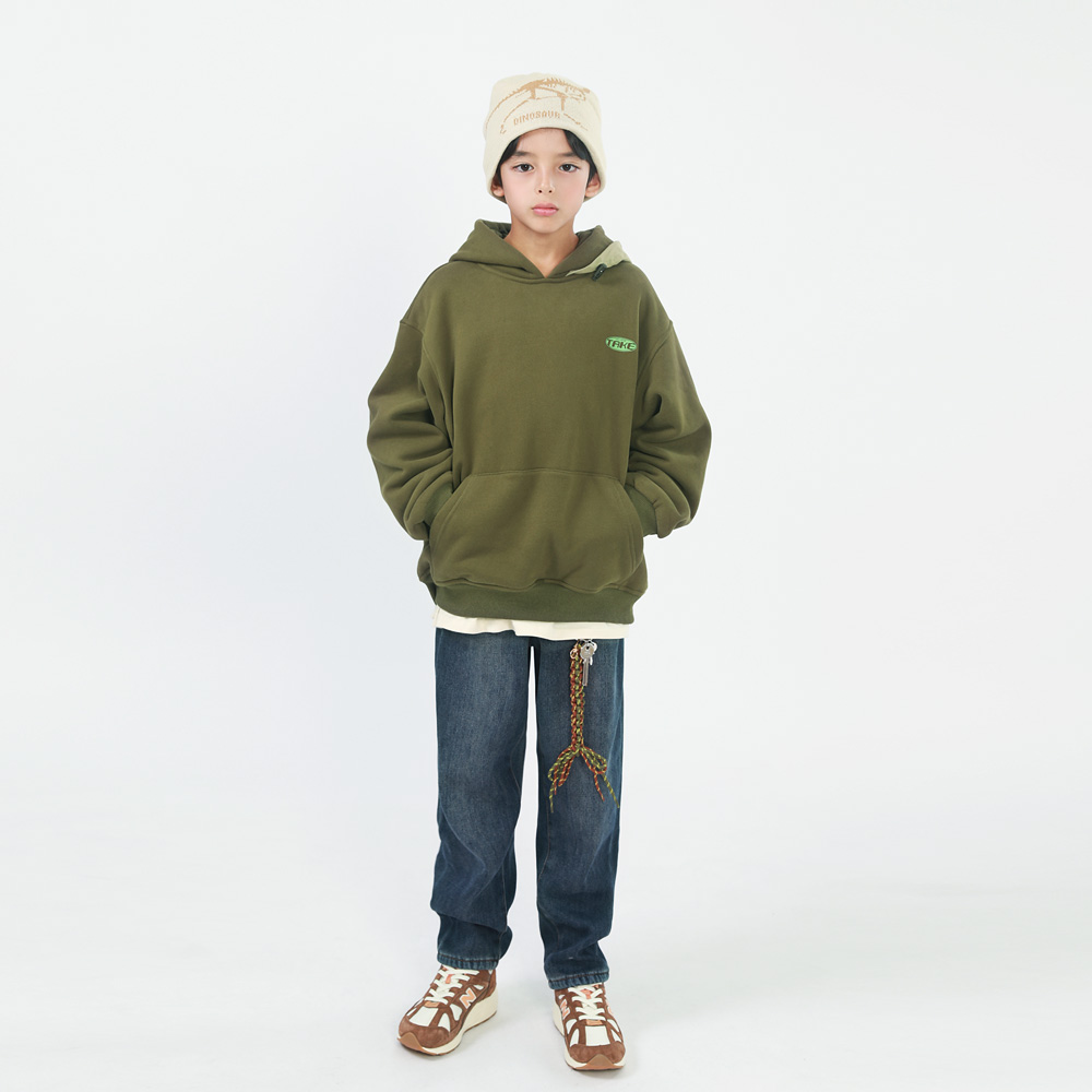 Lock Gimmo Hooded Man to Man (Size 9 to 23)