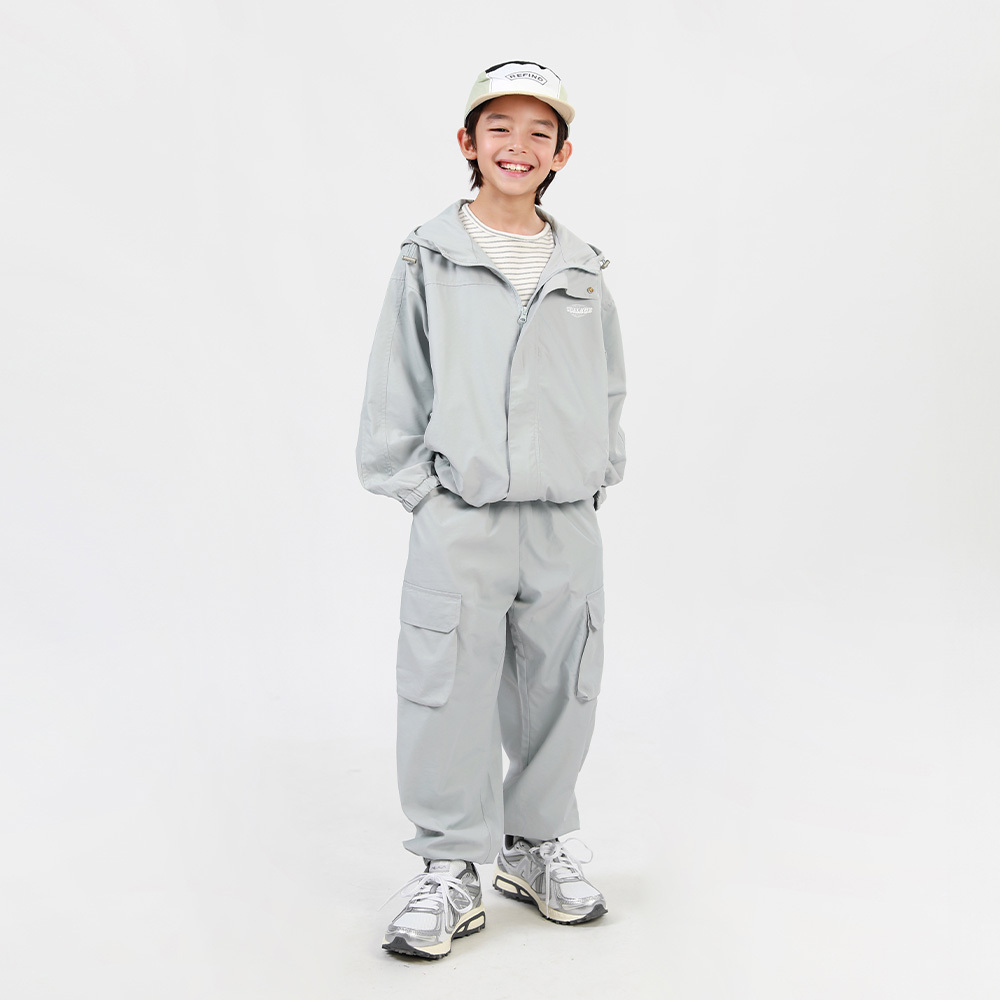 Search Woven Hooded Zip-up Set (Size 9-23)