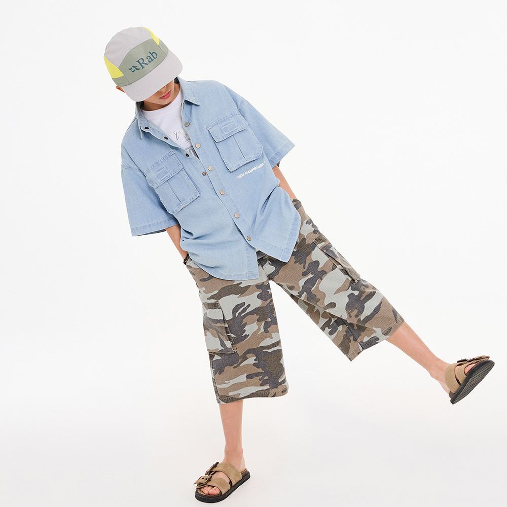 Lito Cotton Cargo Bermuda Pants (Size 9-23)