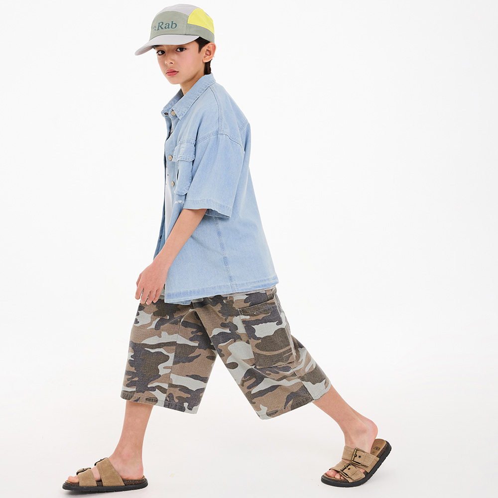 Lito Cotton Cargo Bermuda Pants (Size 9-23)