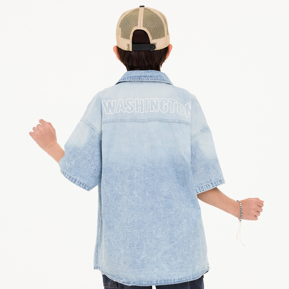 Clark Summer Denim Shirt (Size 9-23)