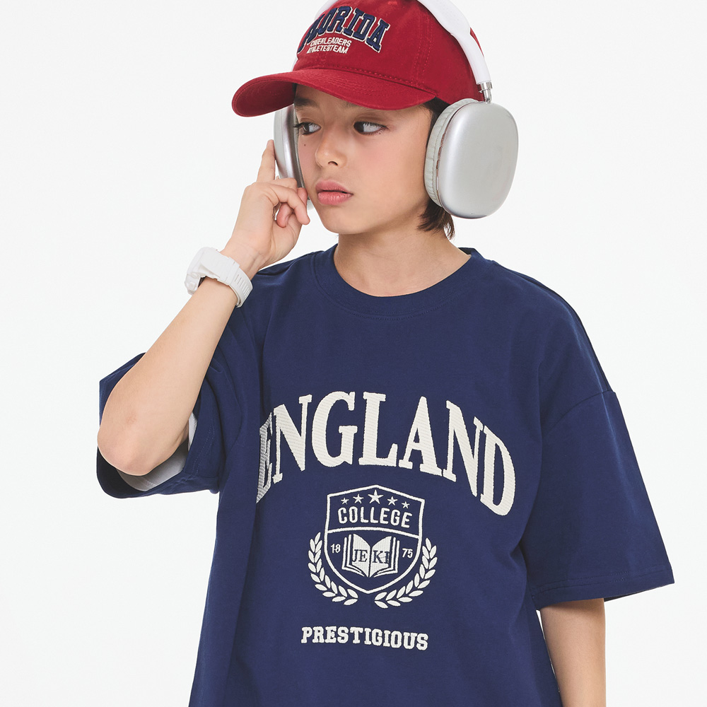 England Embroidery Tee (Size 9-23)