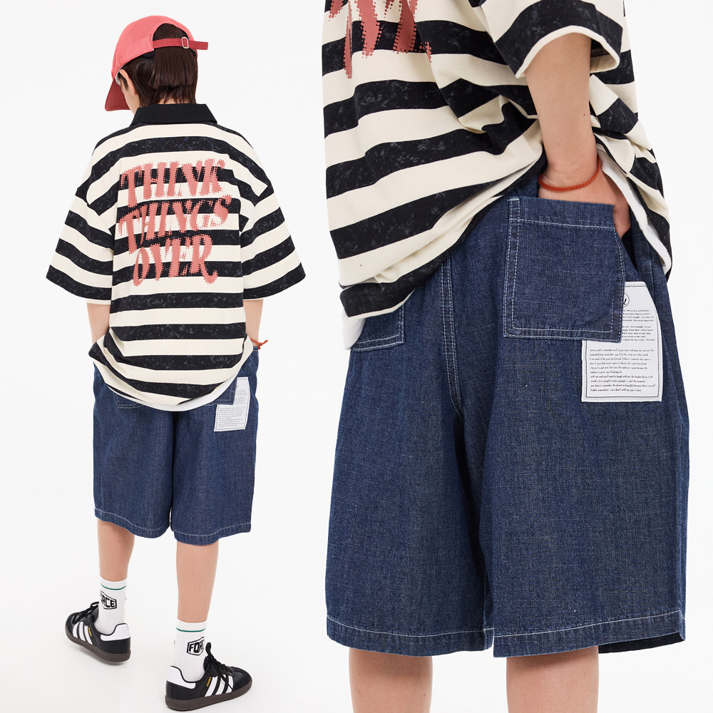 Paysummer denim half pants (size 9-23)