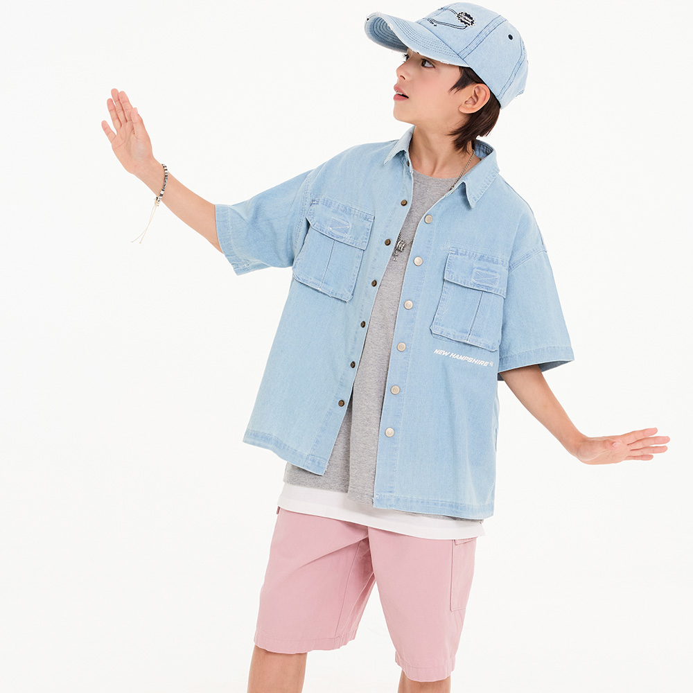 Donnell Summer Denim Shirt (Size 9-23)