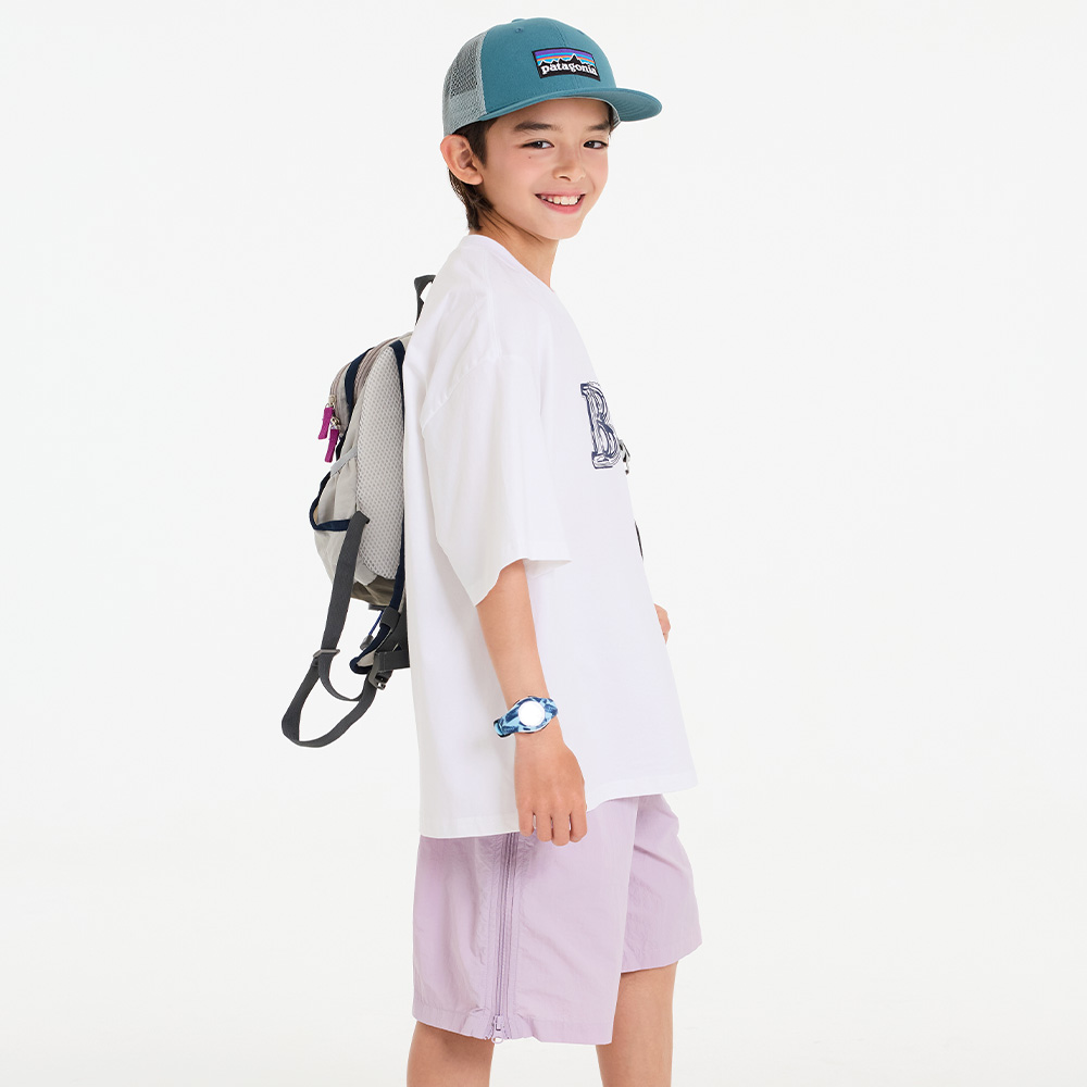 Ida Woven Zipper Half Pants (Size 9-23)
