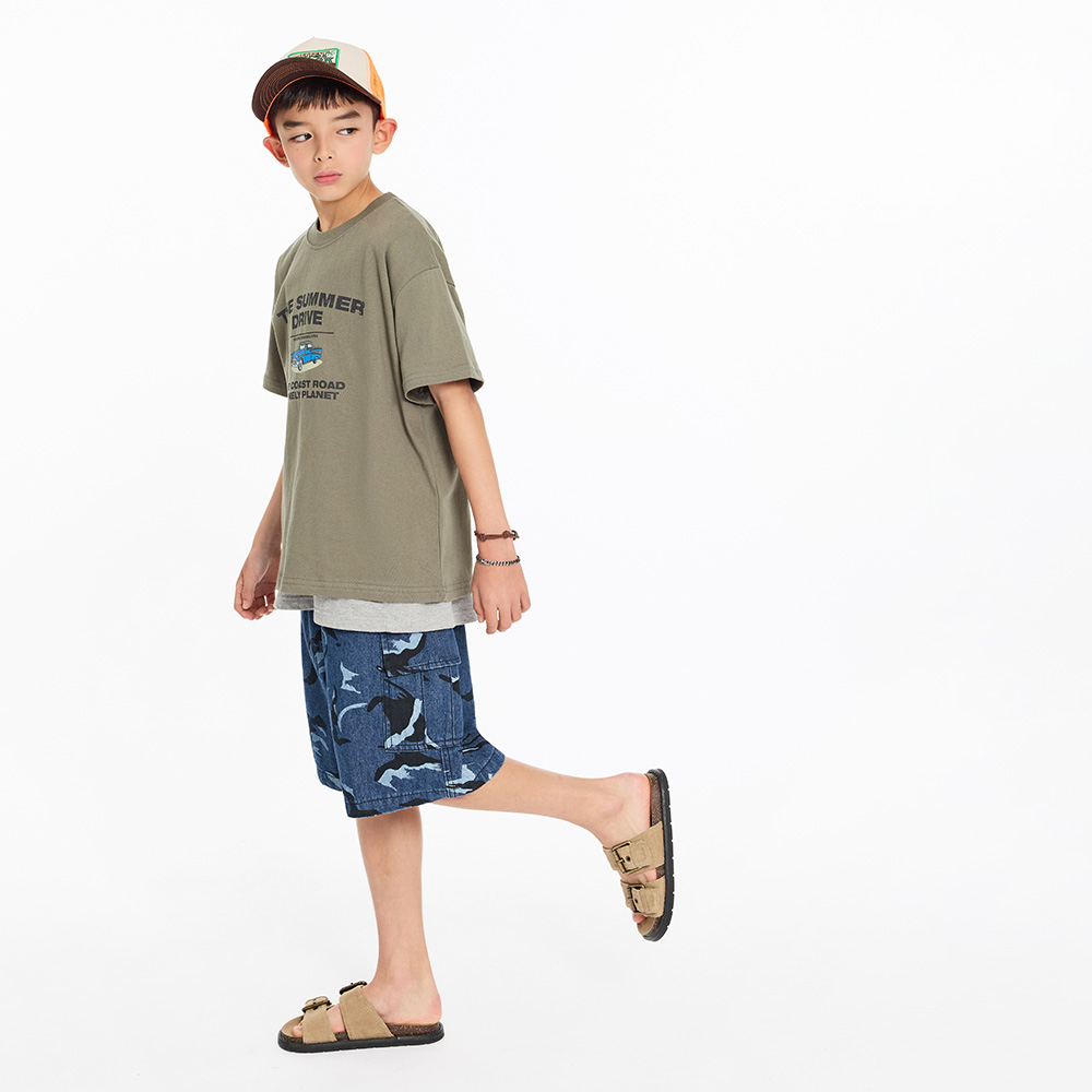 Backscargo denim half pants (size 9-23)