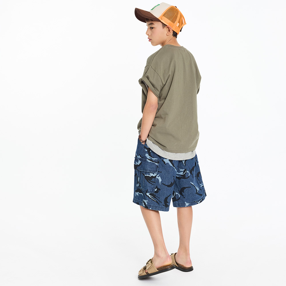 Backscargo denim half pants (size 9-23)