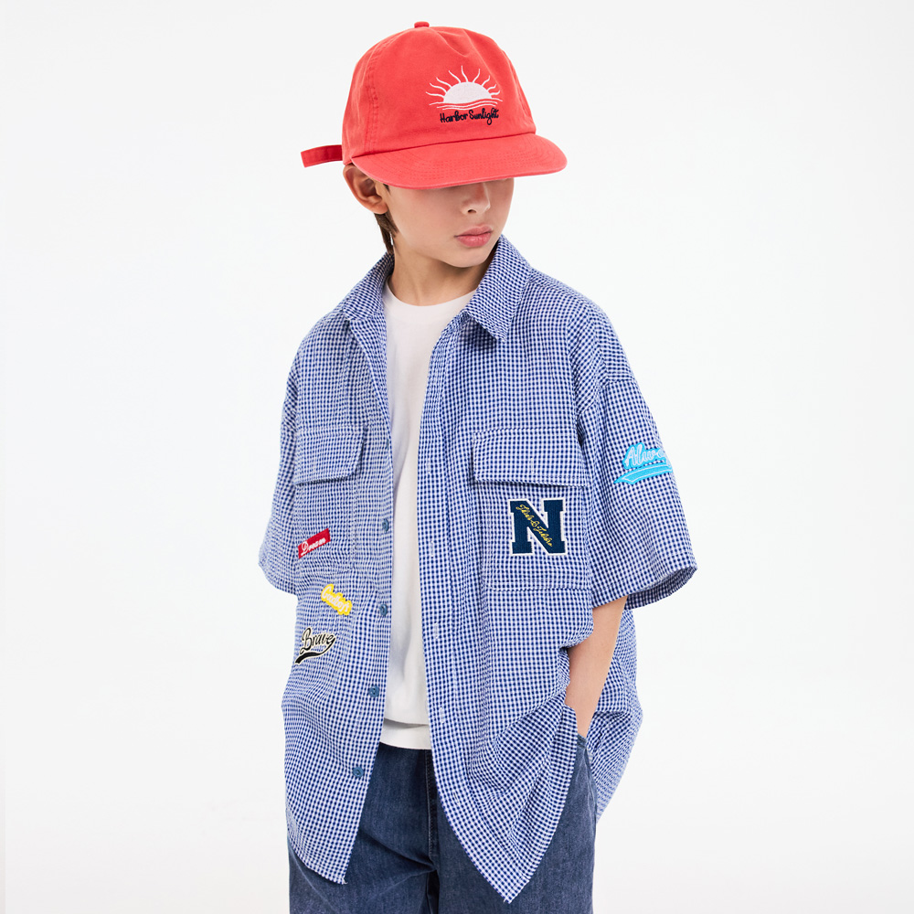 Dizzle embroidery patch shirt (size 9-23)