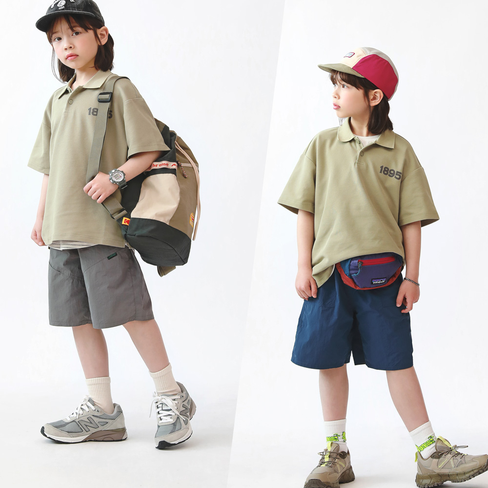 Peak Woven Double-Sided Half Pants (Size 9-23)