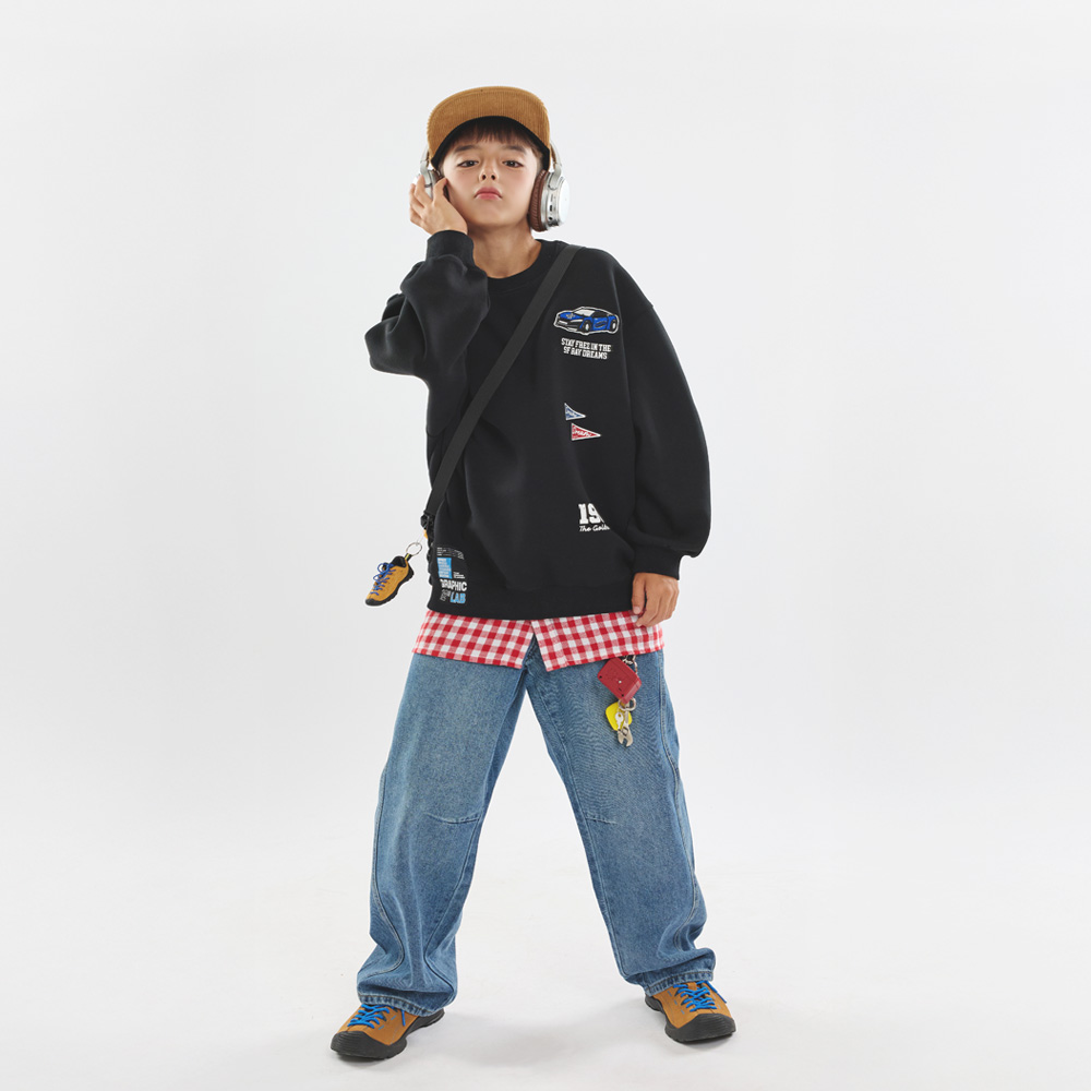 Mars Embroidery Man-to-Man (Size 9-23)