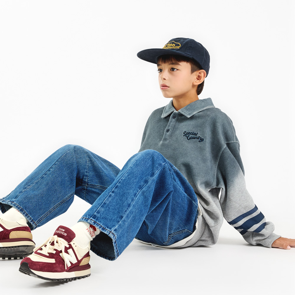 Lanto embroidery collared sweatshirt (sizes 9-23)