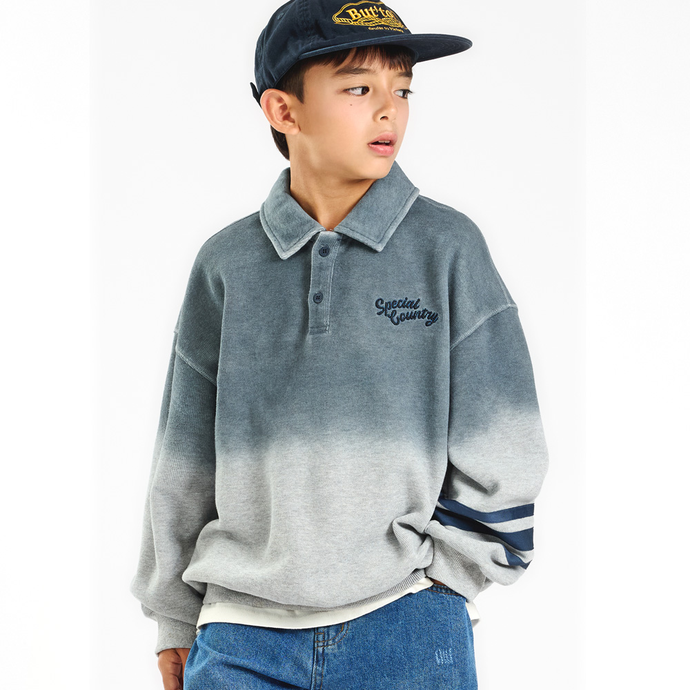 Lanto embroidery collared sweatshirt (sizes 9-23)