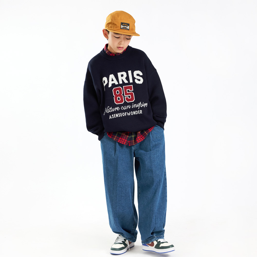 Comifin Tuck Denim Pants (Size 9-23)