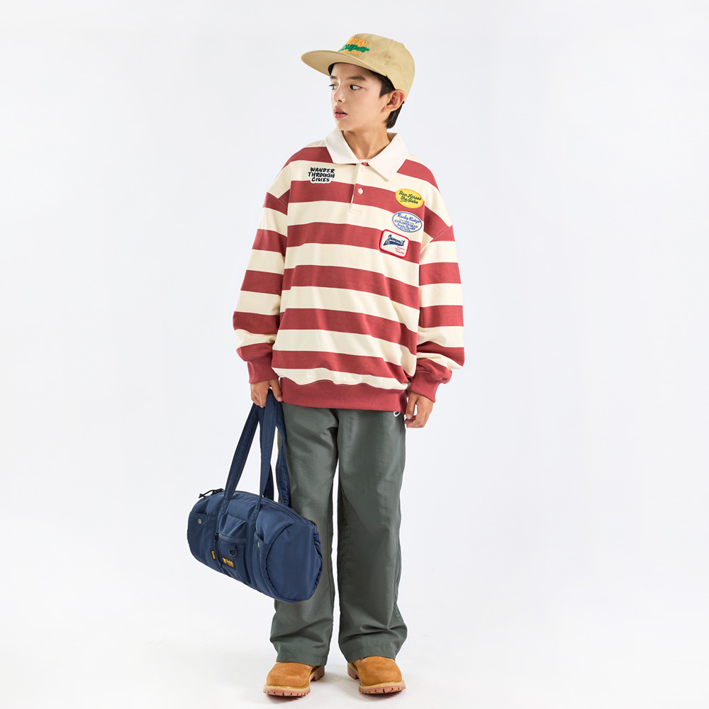 Becom Embroidery Patch Collarless Man-to-Man (Size 9-23)