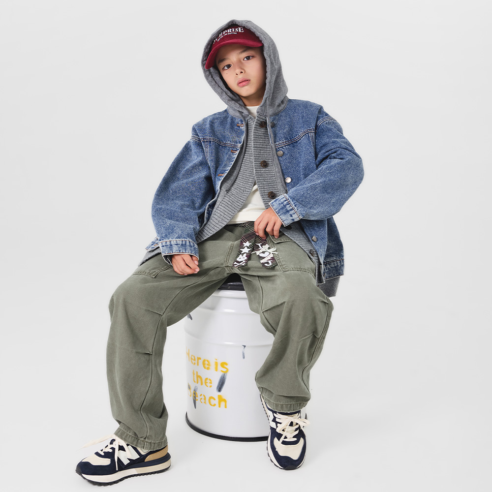 Salty Layered Denim Jacket (Size 9-23)