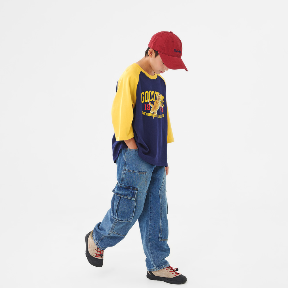 Utility Cargo Denim Pants (Size 9-23)