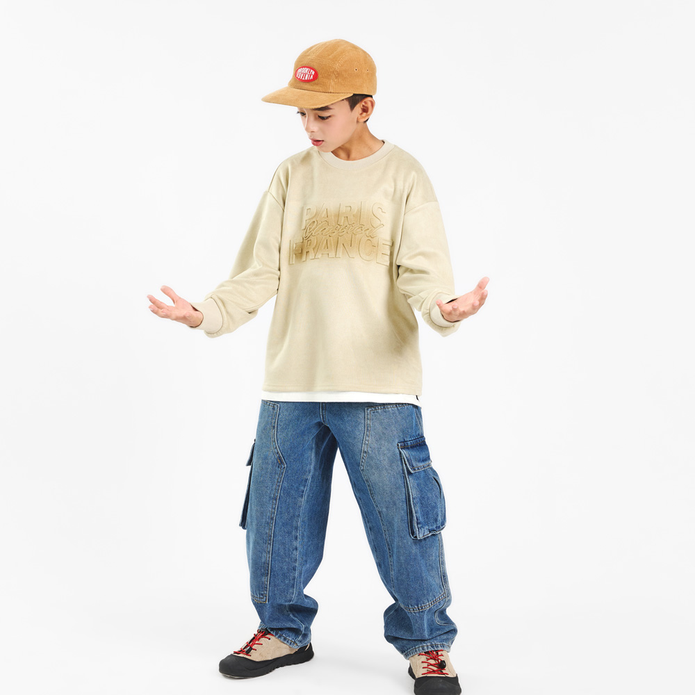 Utility Cargo Denim Pants (Size 9-23)