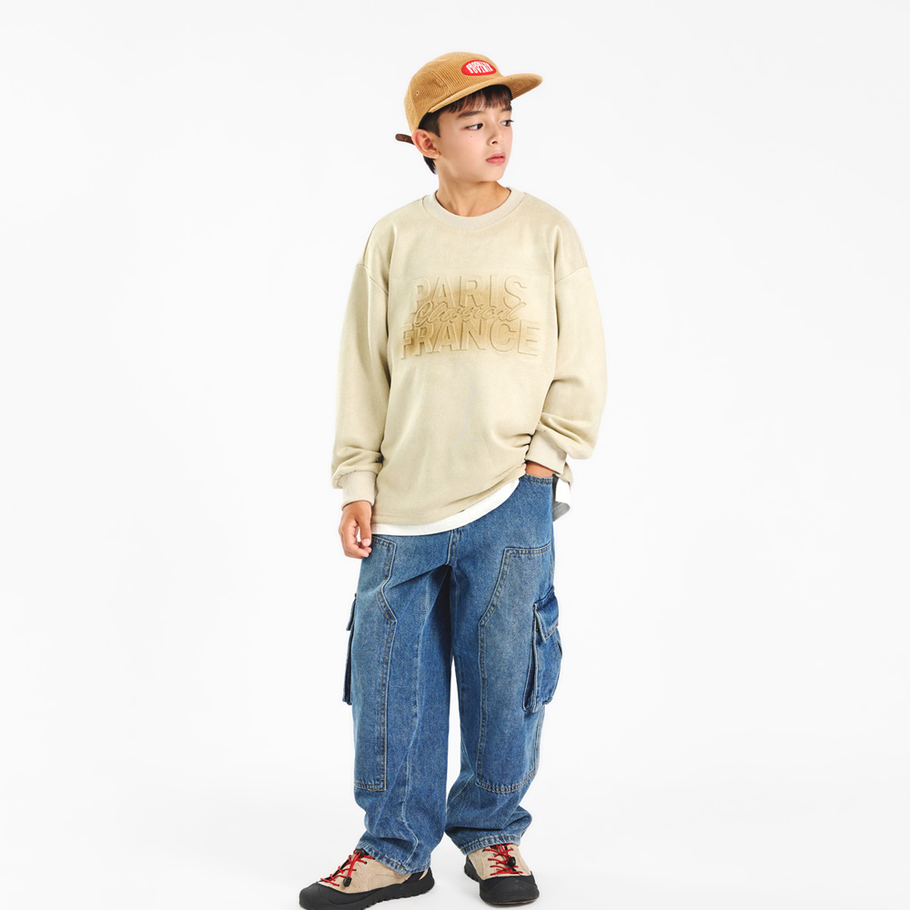 Utility Cargo Denim Pants (Size 9-23)