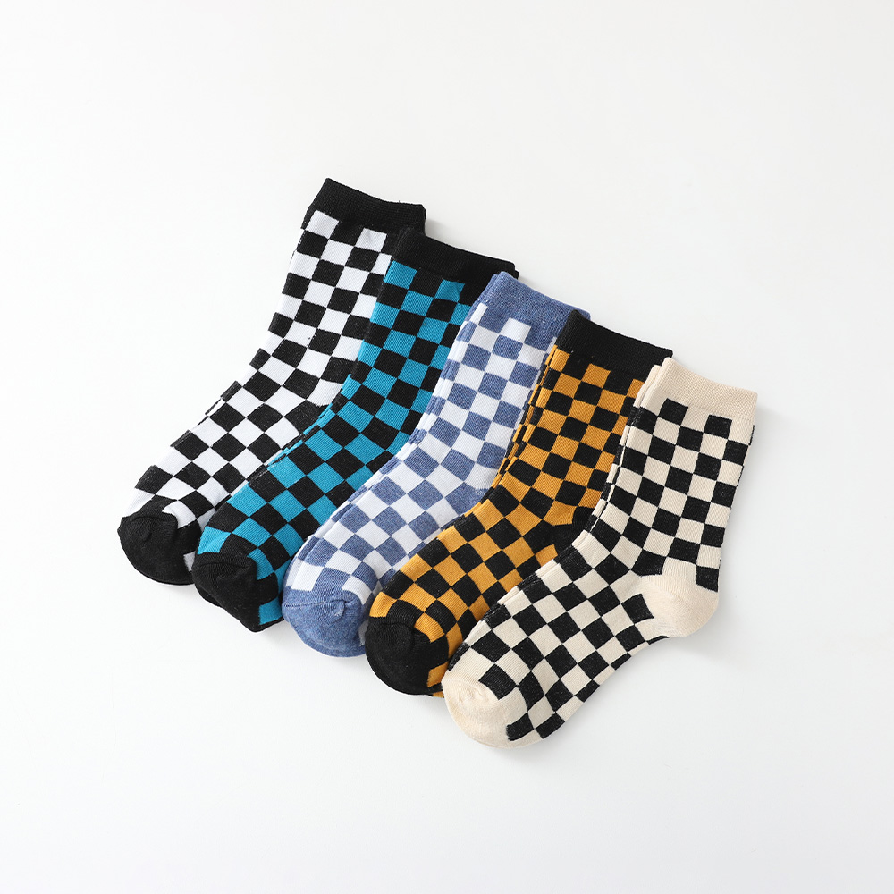 Lilo Checker Socks 5-piece set