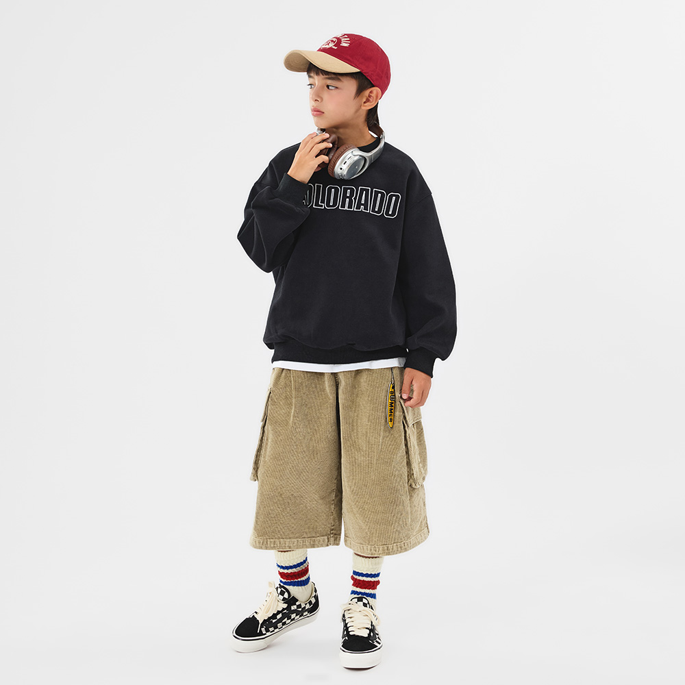 Poka Embroidery Man-to-Man (Size 9-23)