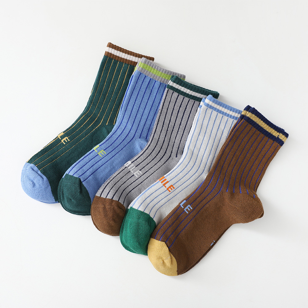 Front Smile Socks 5-piece set