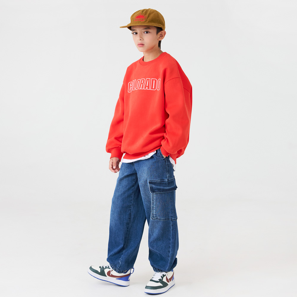 Poka Embroidery Man-to-Man (Size 9-23)