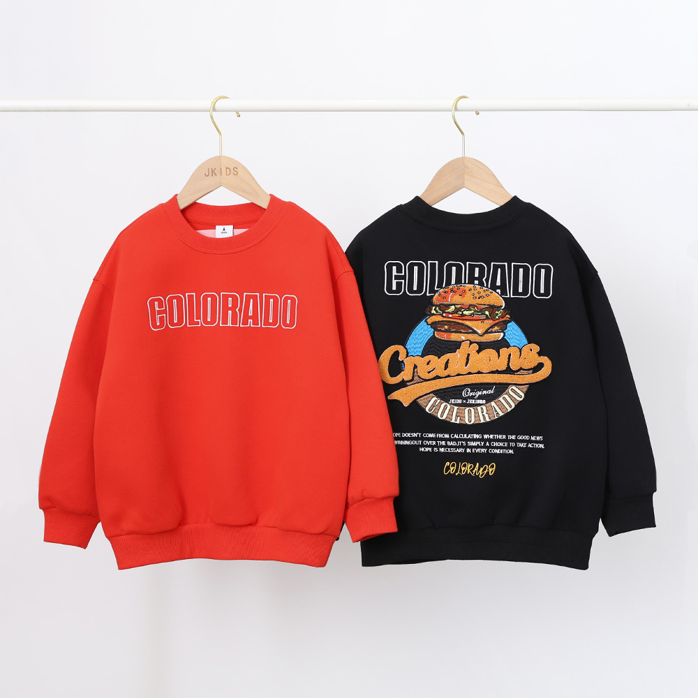 Poka Embroidery Man-to-Man (Size 9-23)