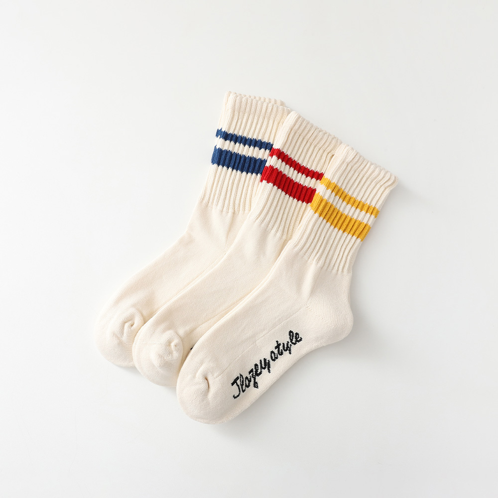 Tati 2-row socks 3-piece set