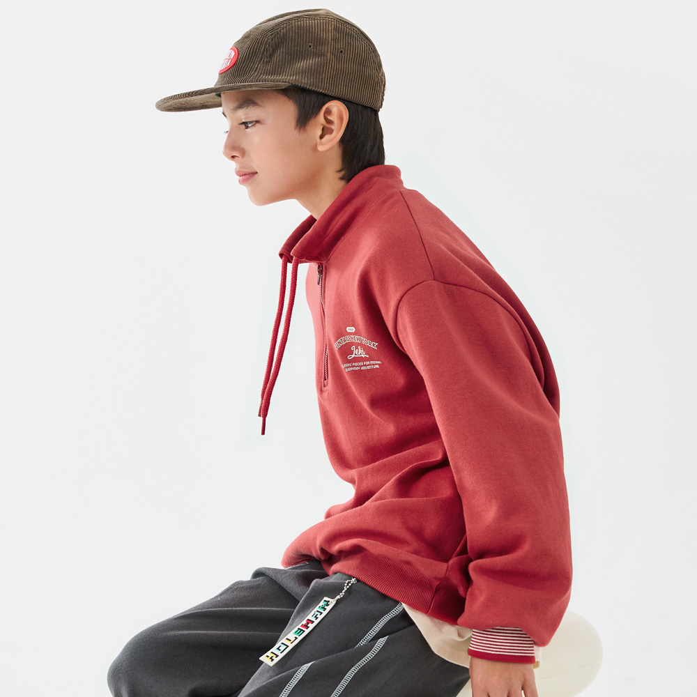 Azelban Zip-up Man-to-Man (Size 9-23)