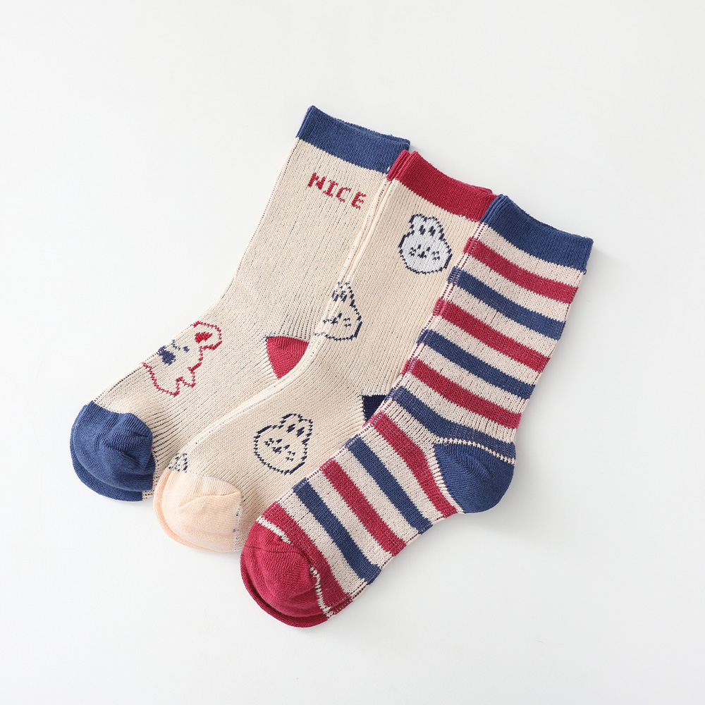 Rabbit Nice Socks 3-piece set