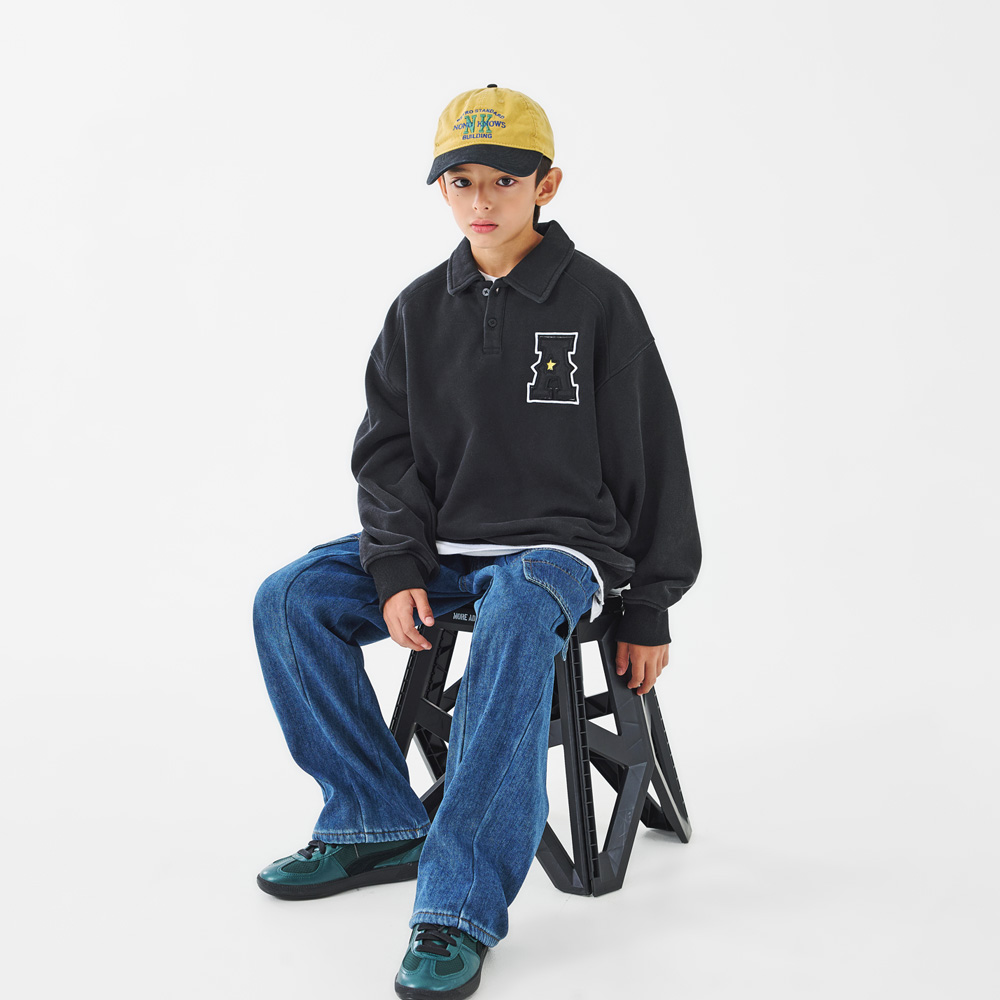 Disy's Ruffled Denim Pants (Size 9-23)