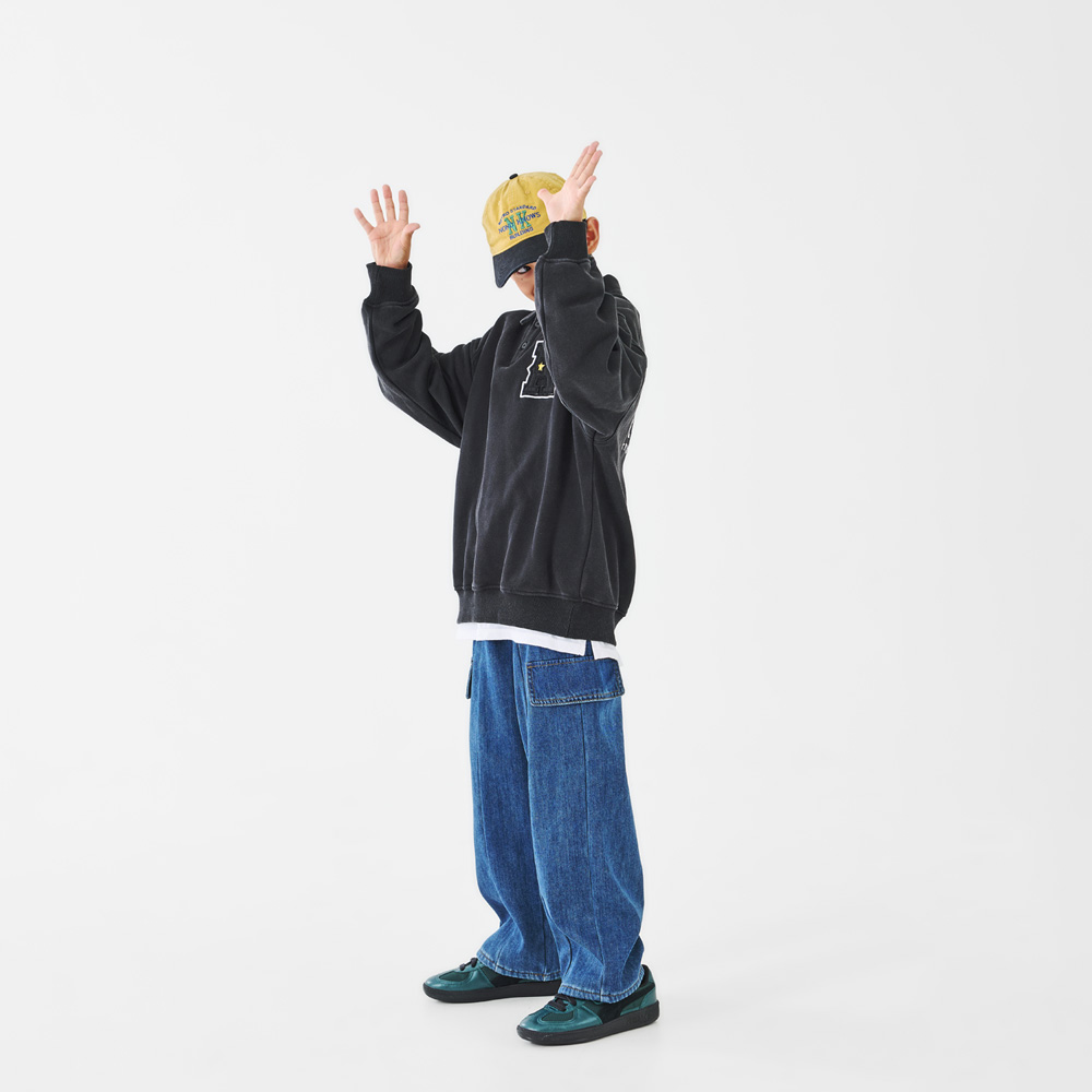 Disy's Ruffled Denim Pants (Size 9-23)