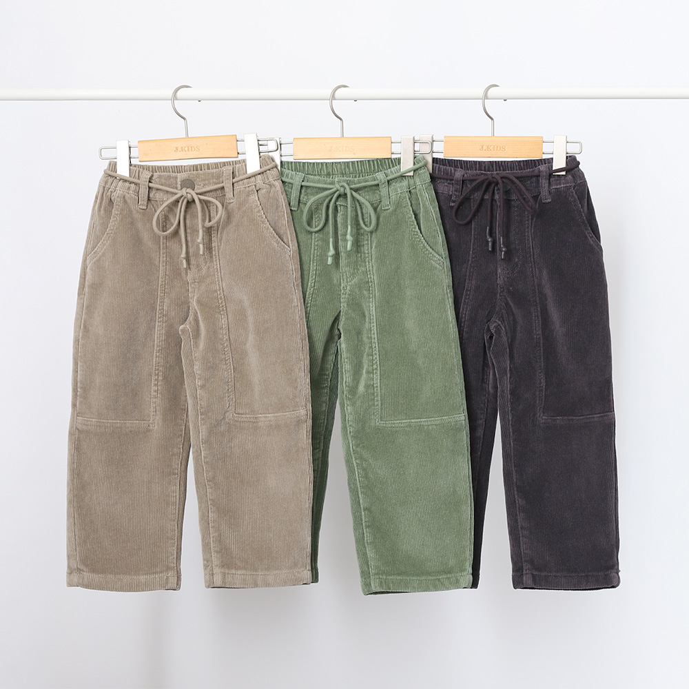 Wedge ribbed corduroy pants (sizes 9-23)