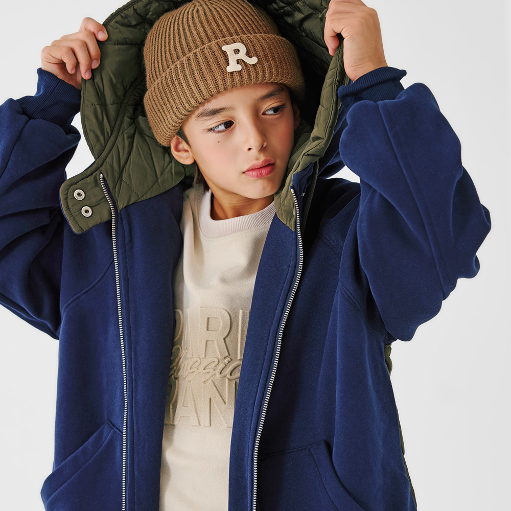 Clump Quilted Zip-up Set (Size 9-23)