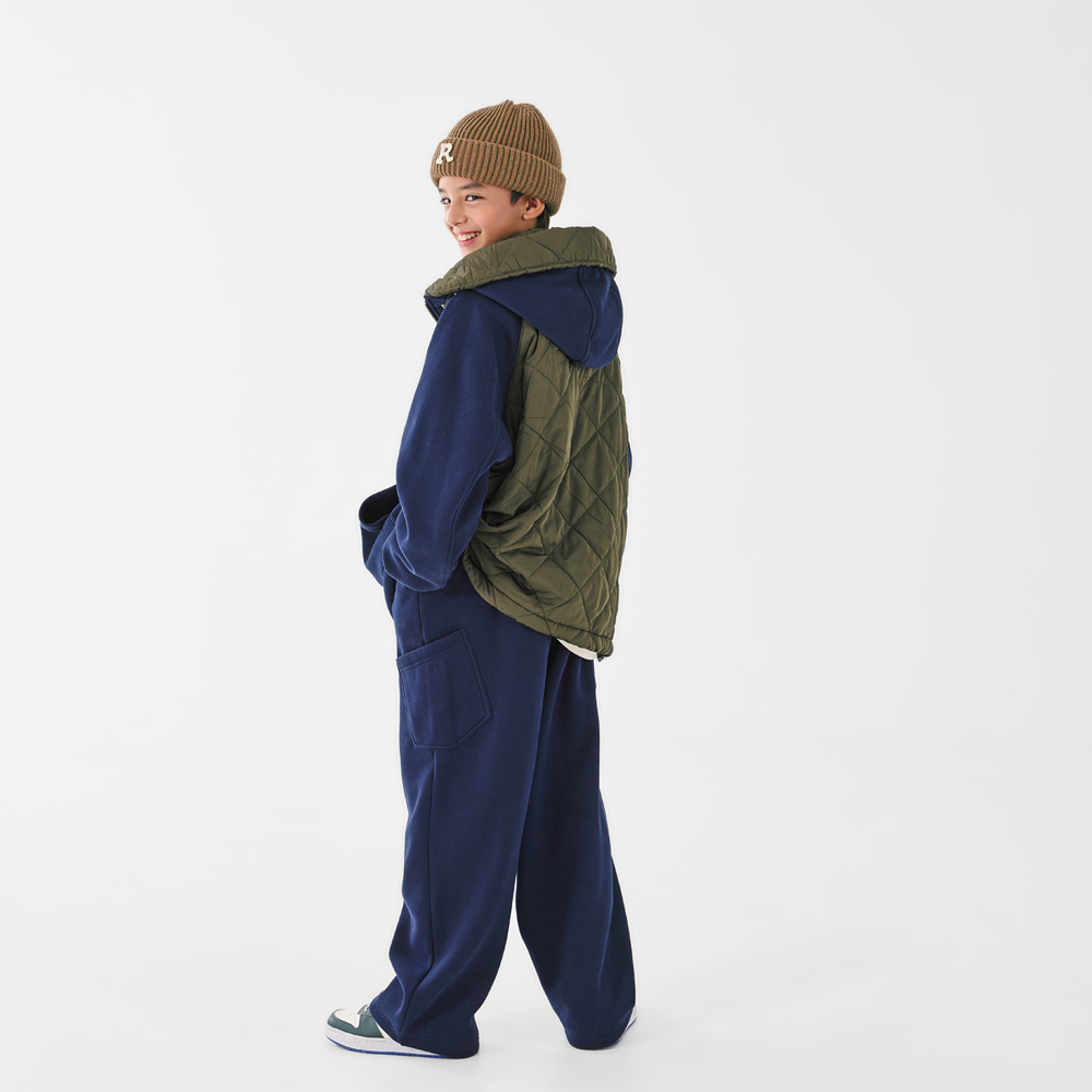 Clump Quilted Zip-up Set (Size 9-23)