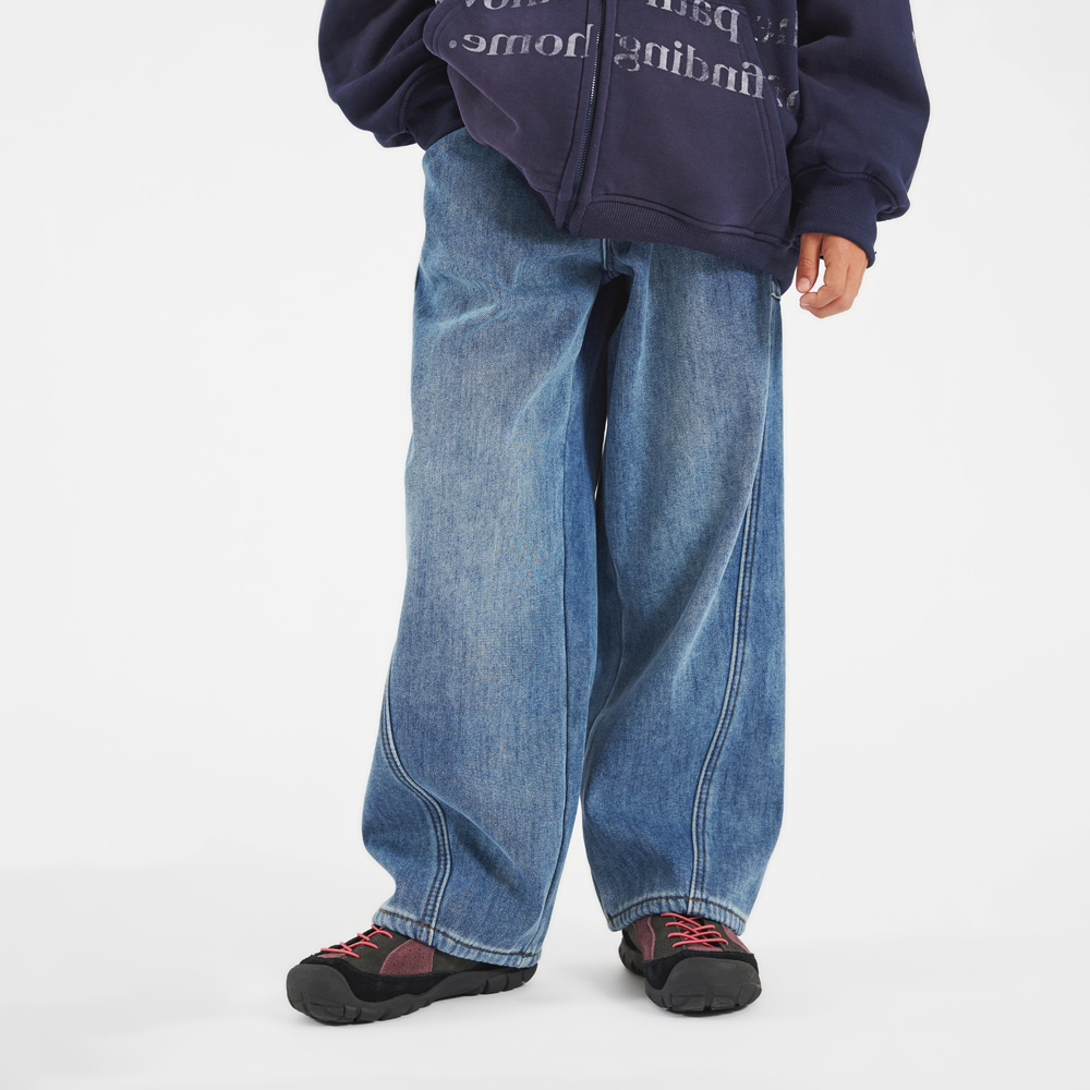 Soti Ruffled Denim Pants (Size 9-23)