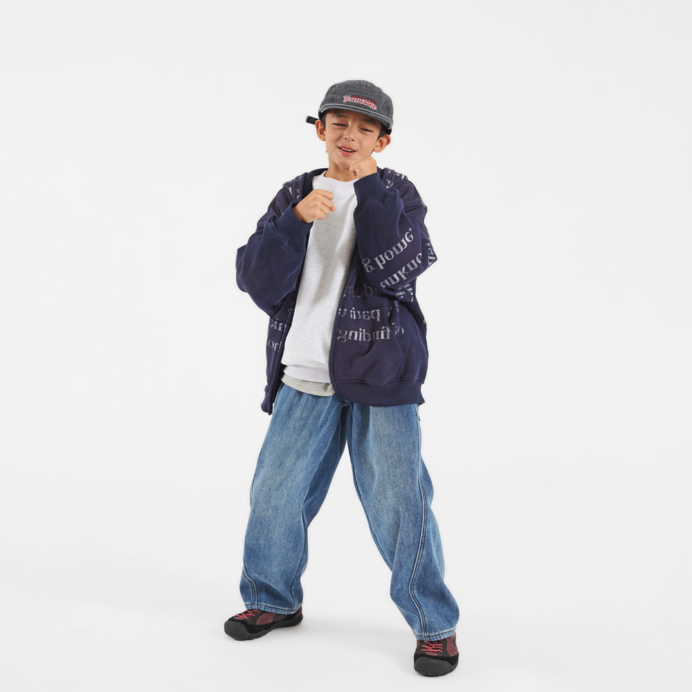 Bat-style hooded sweatshirt (sizes 9-23)