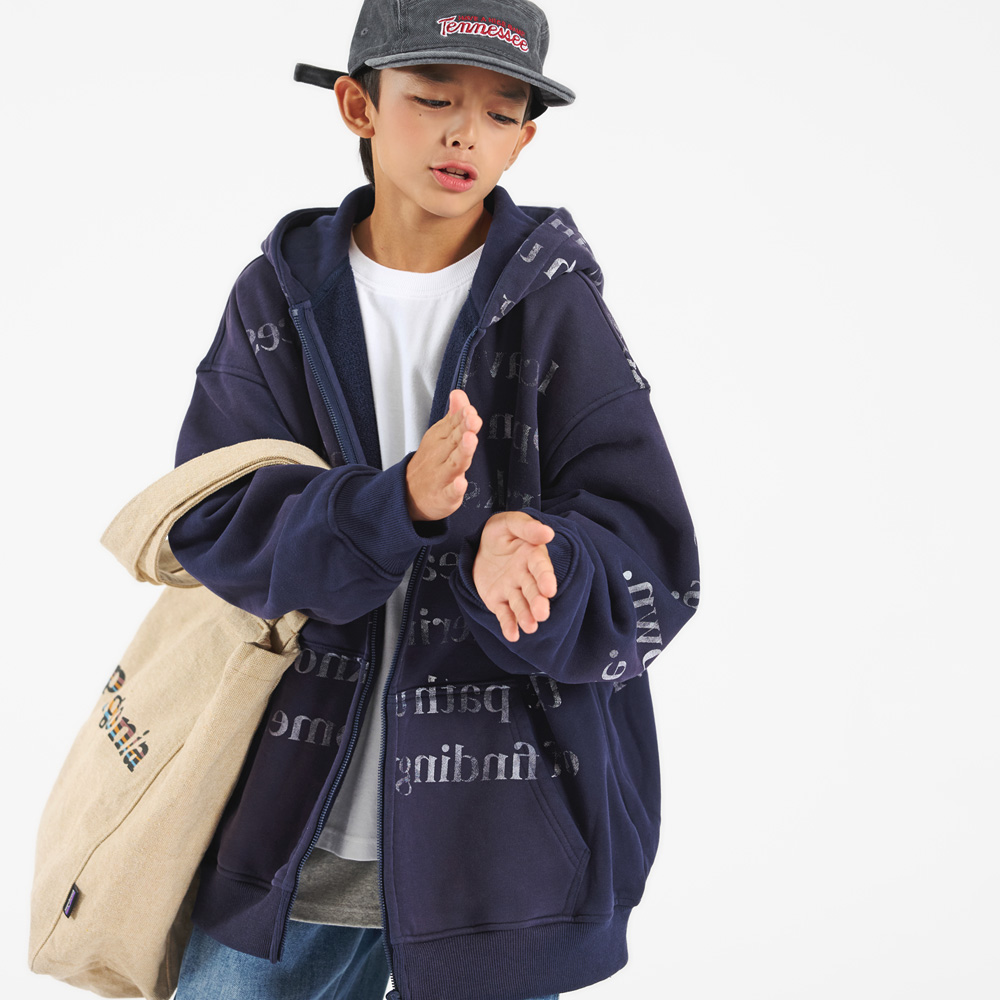 Bat-style hooded sweatshirt (sizes 9-23)