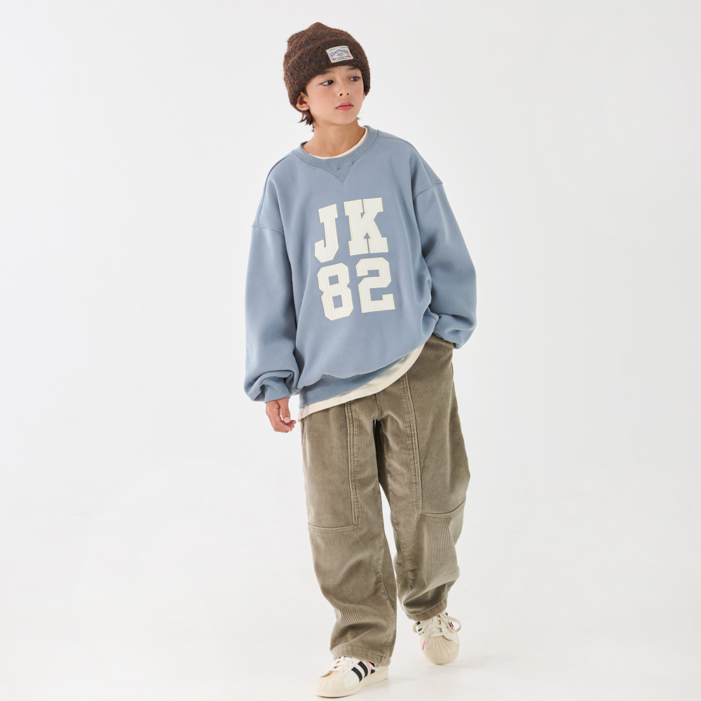 Wedge ribbed corduroy pants (sizes 9-23)