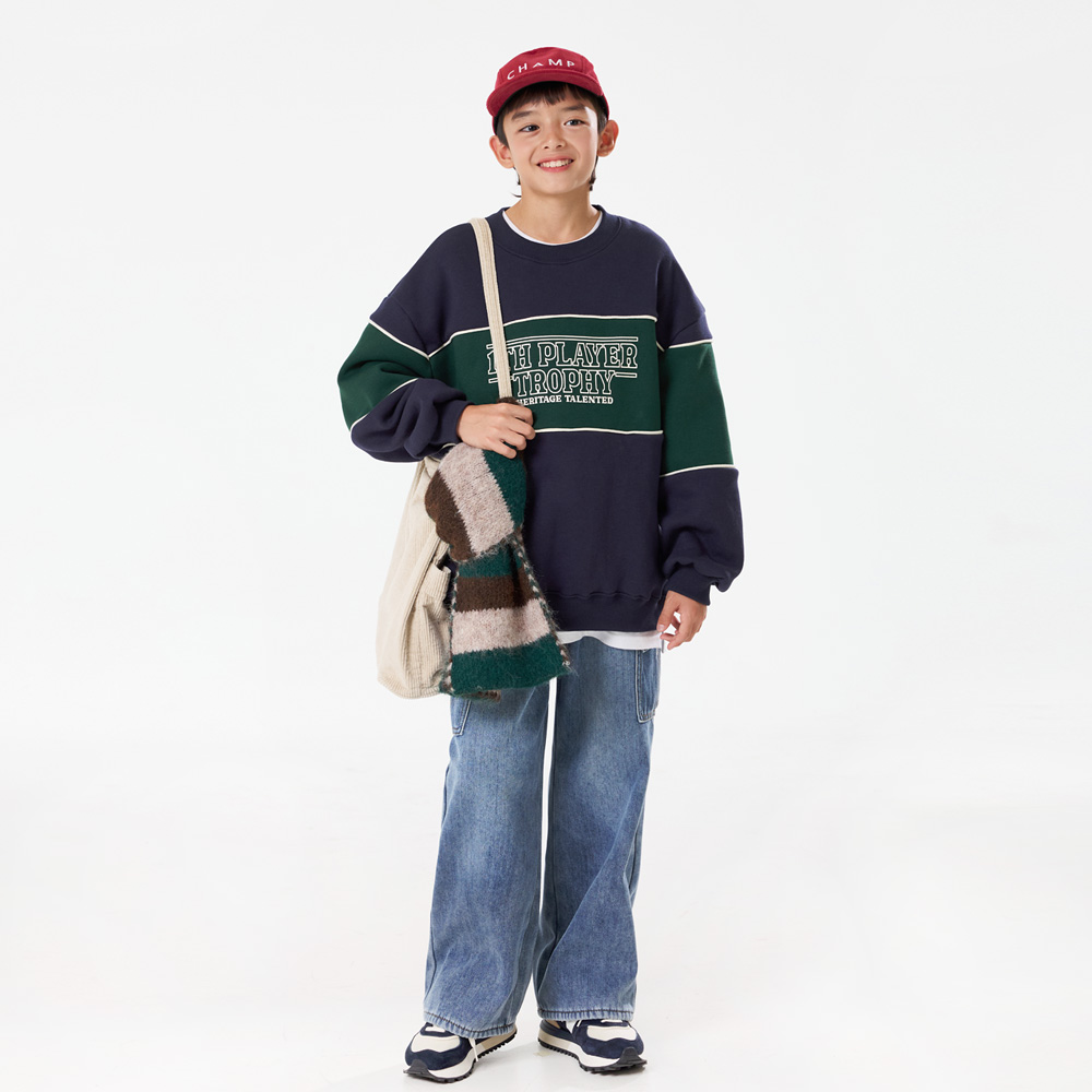Trophy-styled sweatshirt (sizes 9-23)
