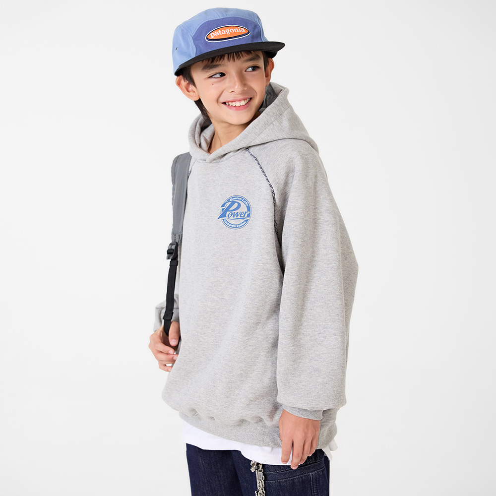 Tortoiseshell Hooded Man-to-Man (Size 9-23)