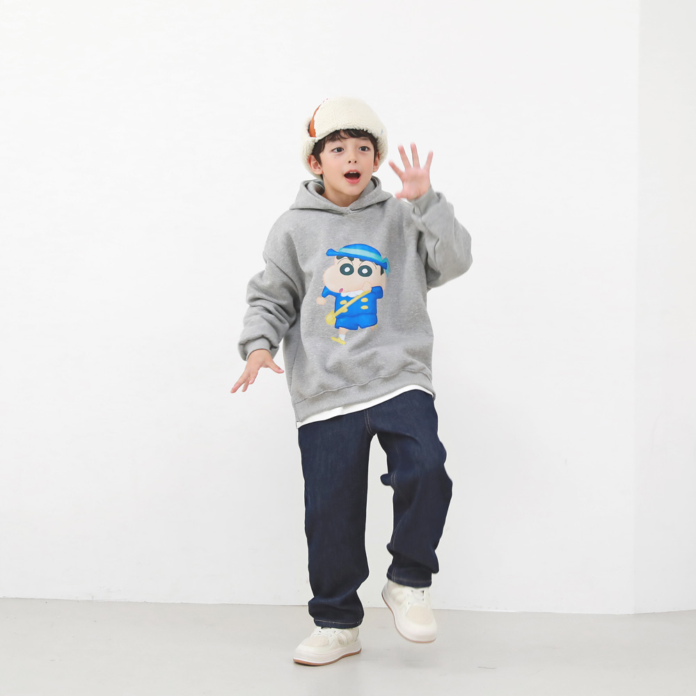 Crayon Shin-chan Hooded Sweatshirt (Size 9-21)