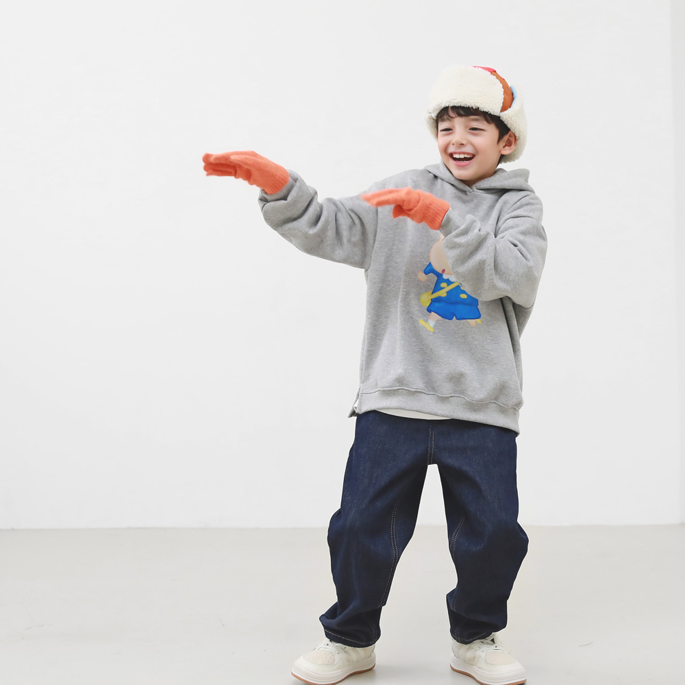 Crayon Shin-chan Hooded Sweatshirt (Size 9-21)