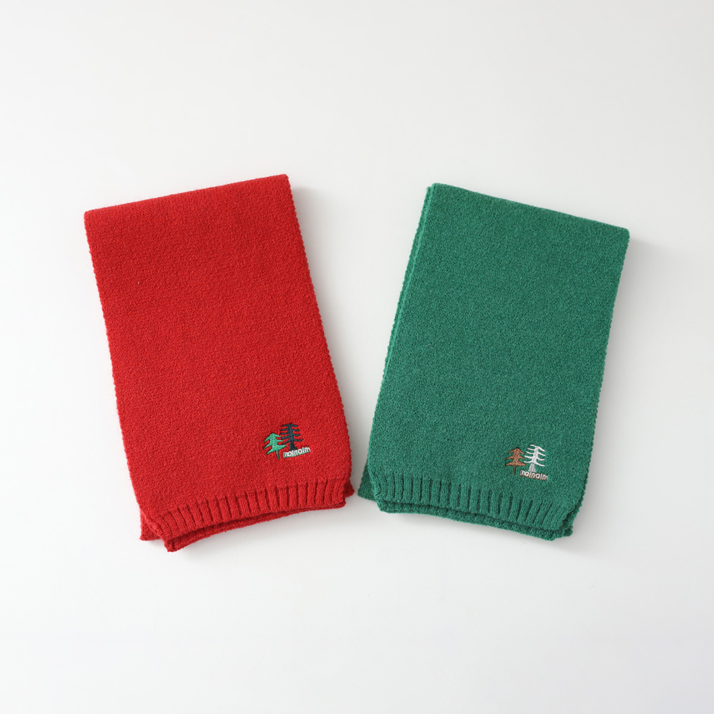 Mini tree embroidery muffler