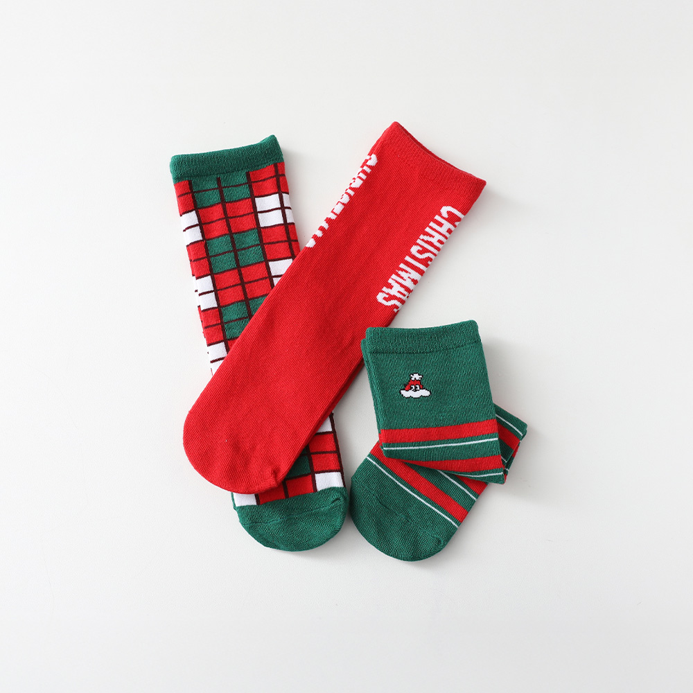 Class Check Socks 3-Piece Set