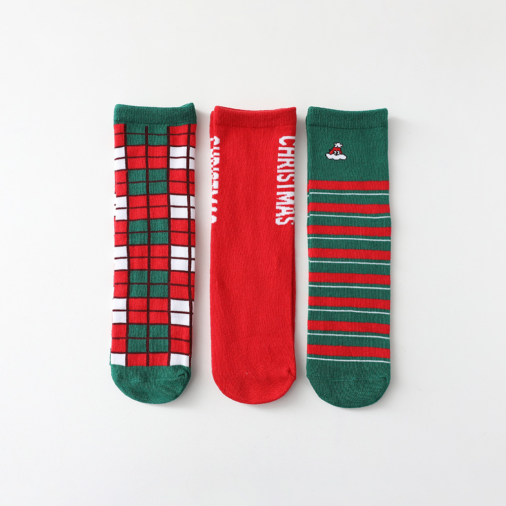 Class Check Socks 3-Piece Set