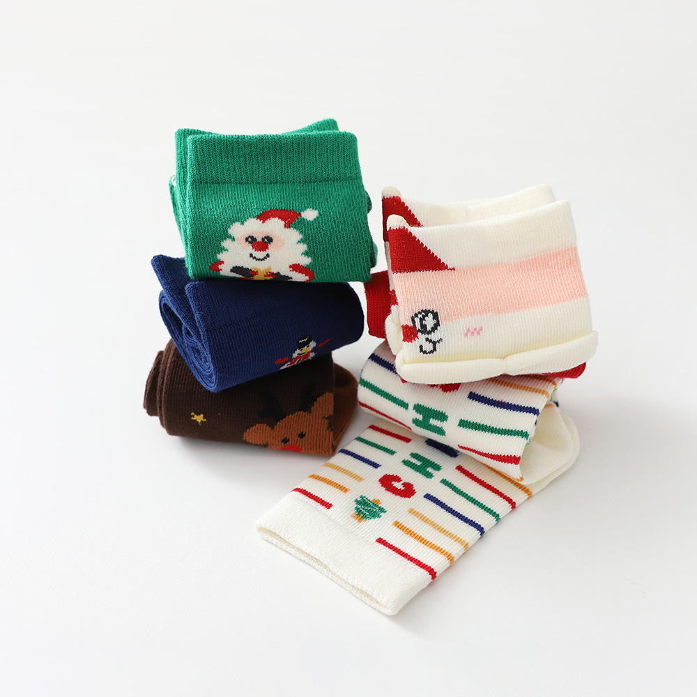 Cookie Santa Socks 5-piece set