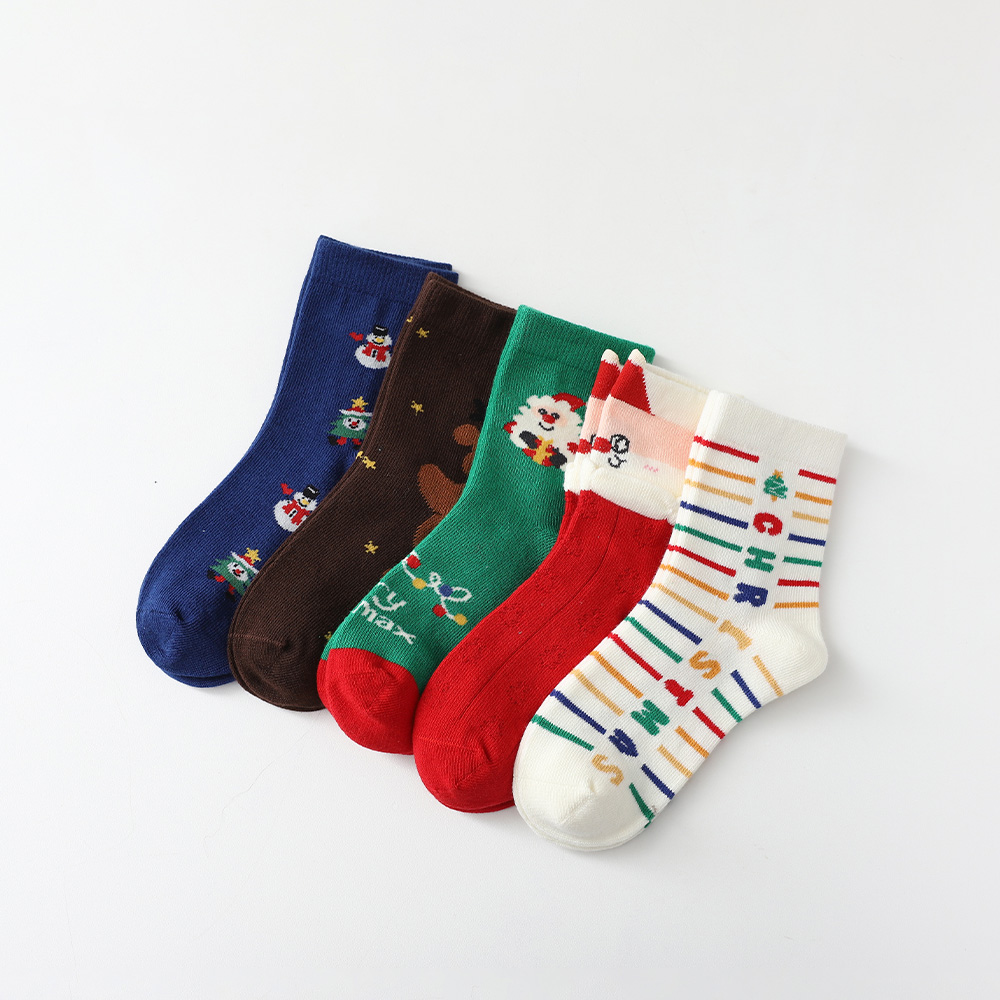 Cookie Santa Socks 5-piece set