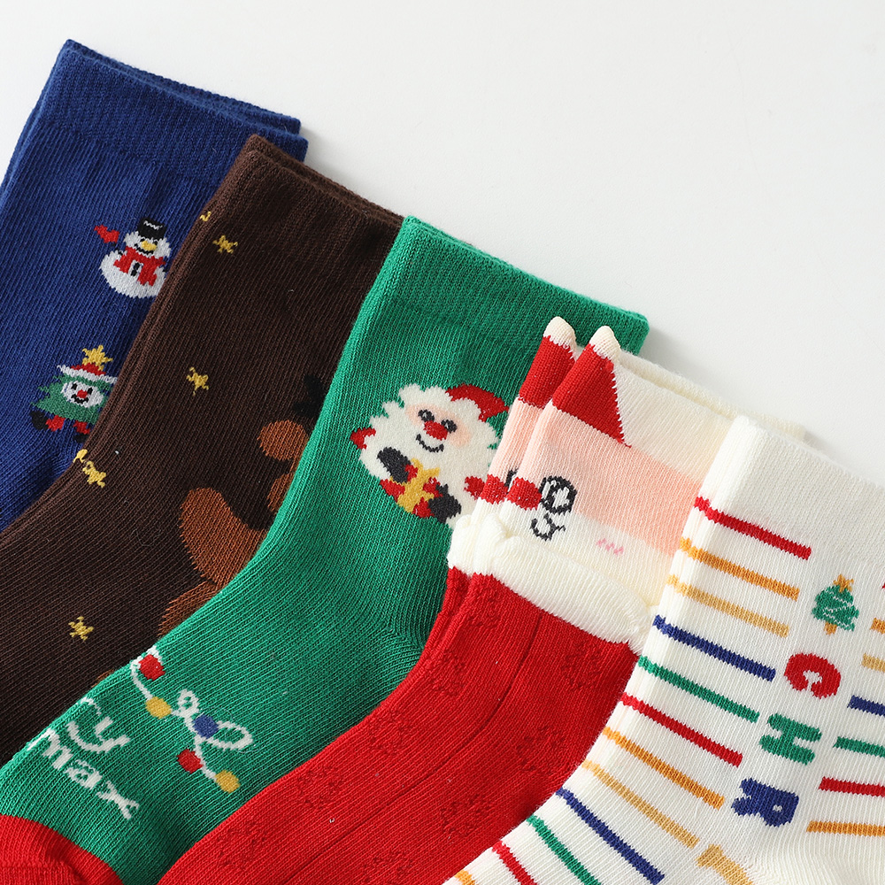Cookie Santa Socks 5-piece set